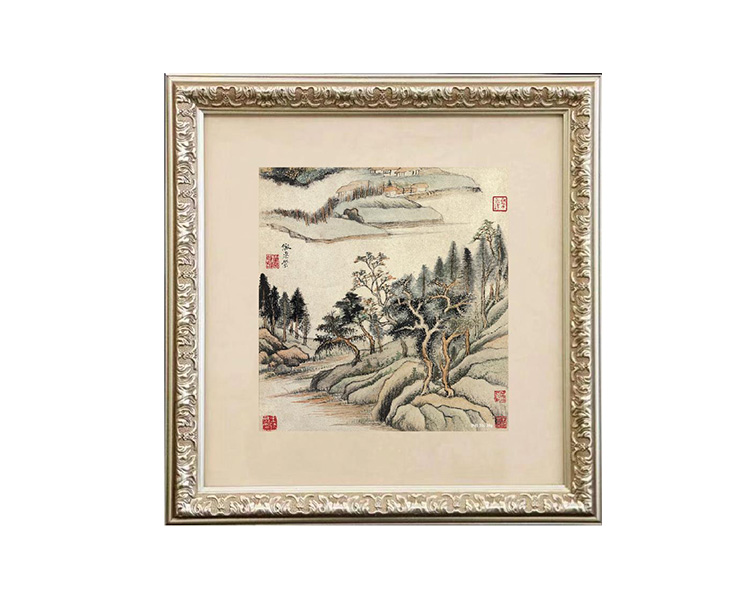 Dong Qichang landscape painting Zuyin 999-50g imitating huichong