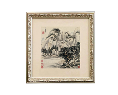 Dong Qichang landscape painting Zuyin 999-50g imitated Taoist of plum blossom